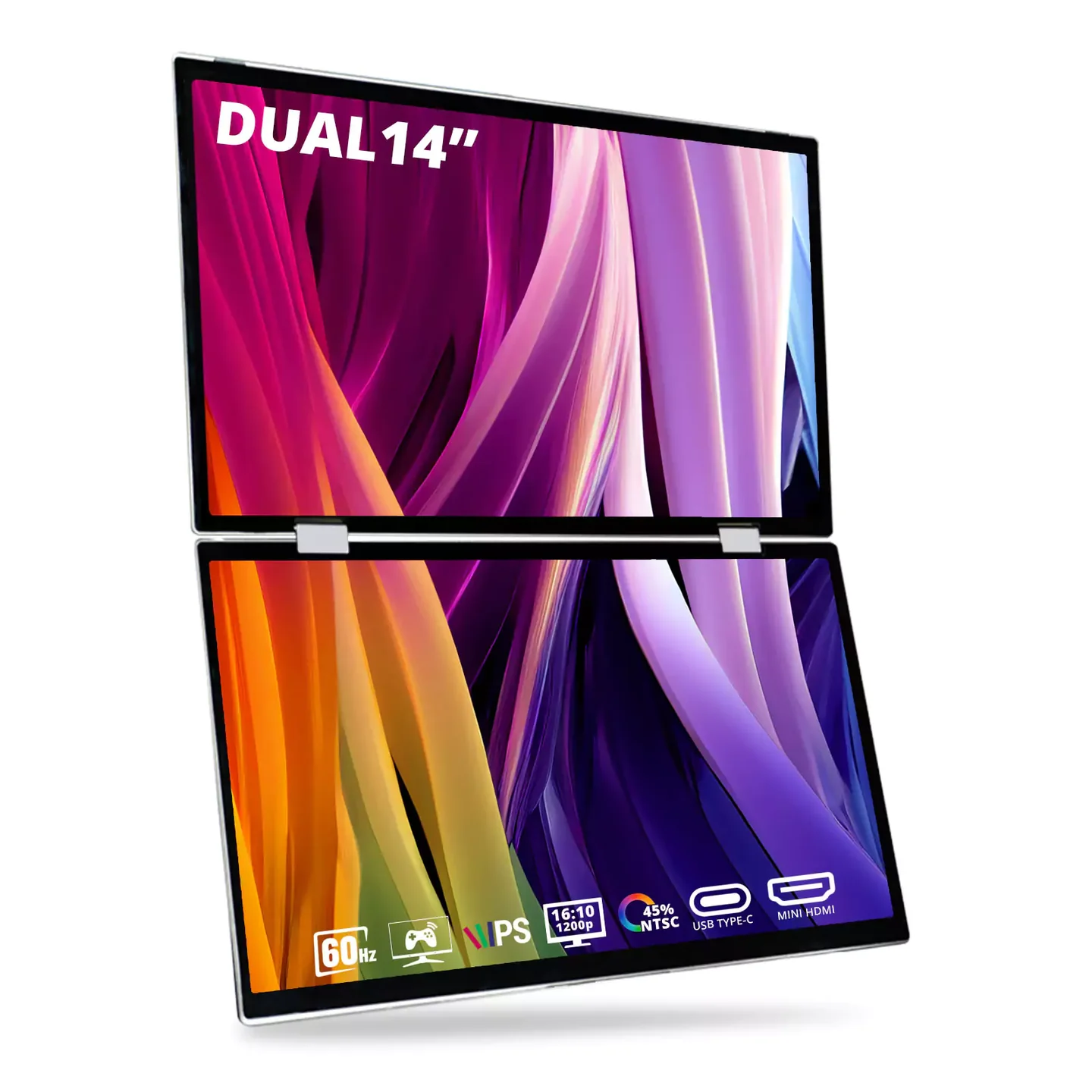 D14S Portable Dual View Monitor 14