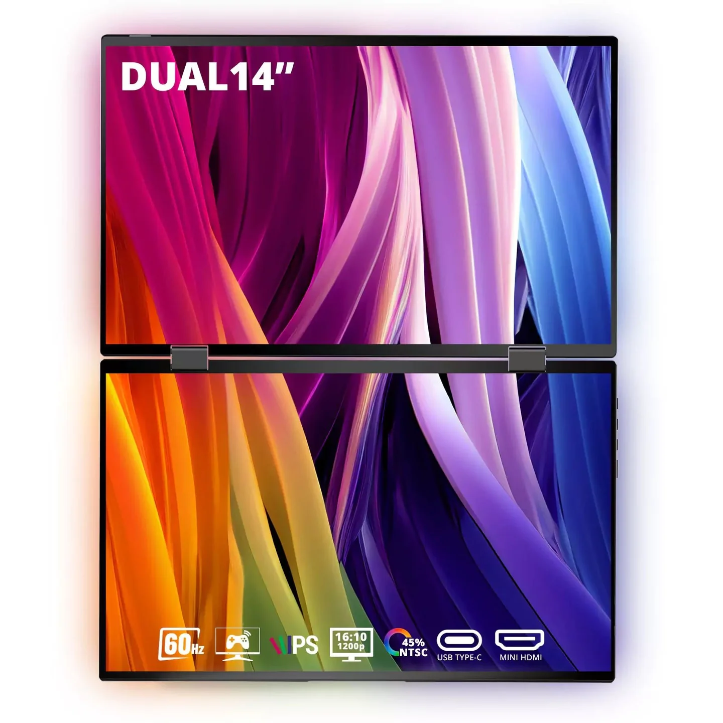 D14S Portable Dual View Monitor 14"